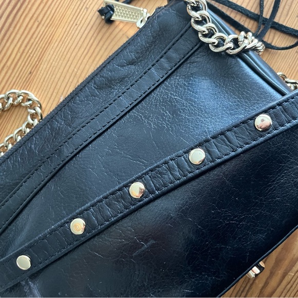 Rebecca Minkoff Mini Mac Crossbody Bag Black - Picture 5 of 10